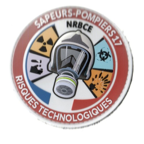 Ecussons pompiers nrbc sdis - ecussons, 17