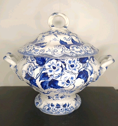 Ancienne soupière faïence - soupière,