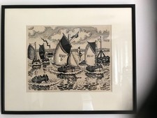 litographie Port de Honfleur