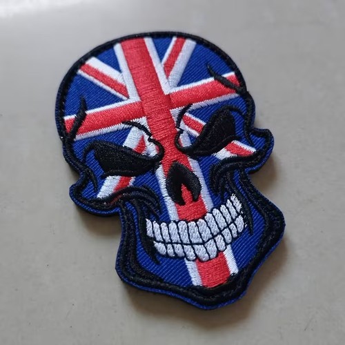 Patch crâne union jack - crâne,