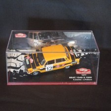 voiture miniature 1/43 Rallye : Seat 124D S 1800 -Monte-Carlo 1977 "Zanini".