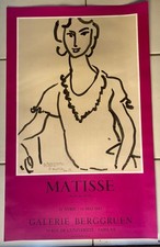 Henri MATISSE  : BERGGRUEN, affiche lithographie , mourlot