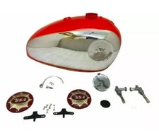 BSA GOLDSTAR CHROME RED TANK 4