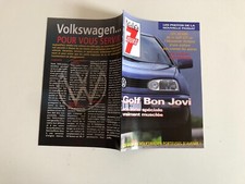Catalogue BROCHURE publicitaire voiture volskwagen  GOLF BON JOVI   C28