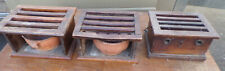 3 ANCIENNE CHAUFFERETTE EN BOIS   " CHAUFFE-LIT CHAUFFE-PIEDS " complete