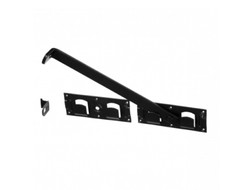 Loquet pour Grille de Jardin Ferrure Portail Double Verrou Porte Double, Noir