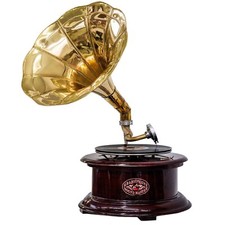 Gramophone avec pavillon pour