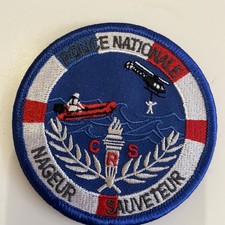 Écusson Police  CRS Nageur