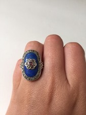 Bague lapis lazuli et