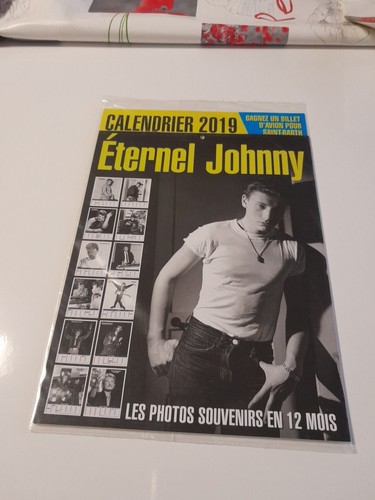 Calendrier 2019 johnny - 2019,