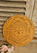 Ancien disque organette - disque,