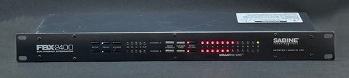 Sabine fbx2400 feedback - sabine,