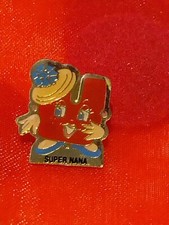 Pin's Pins Pin Badge Vintage Collection Publicitaire LOGO Super Nana