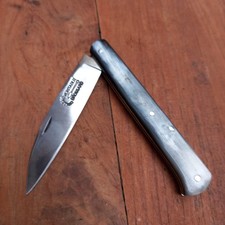 Joli Couteau Régional YSSINGEAUX  VERITABLE CUILLÈRE BROSSARD  Manche en Corne 