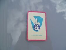 ancienne carte miroir sprint ecusson football 1960 racing club de strasbourg