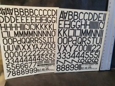 DECALS 1/48 LETTRES / CHIFFRES
