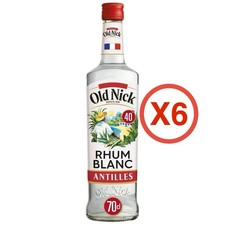 Lot De 6 Rhum Old Nick 40% 70