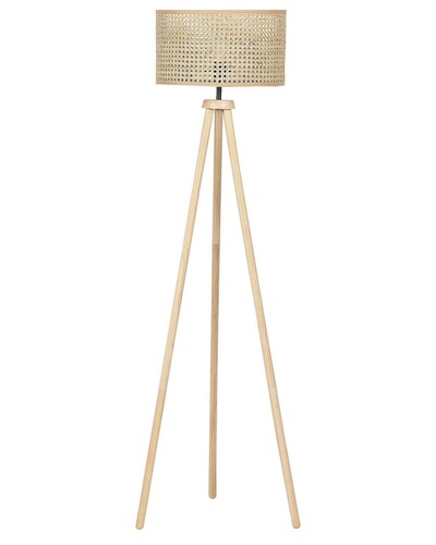 Lampadaire boho sur trépied - lampadaire,
