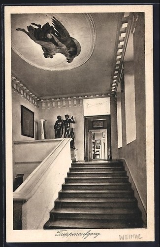 Carte postale weimar musée - carte,