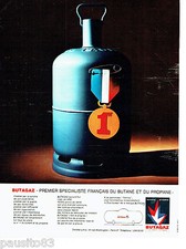 PUBLICITE ADVERTISING 076  1966  Butagaz  bouteille gaz butane & propane 12.7.16
