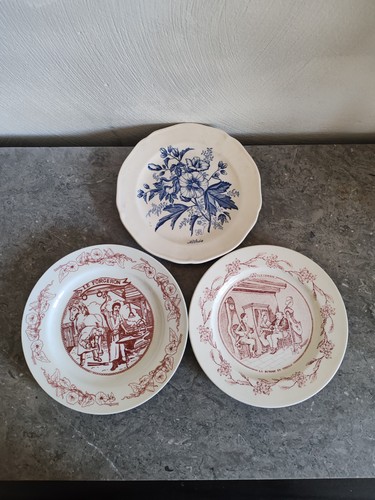 Lot assiettes parlantes yves - parlantes,