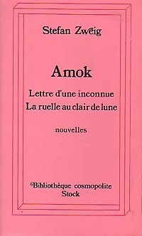 Amok stefan zweig v686095 - amok,