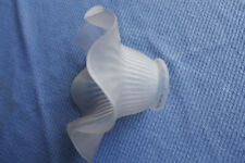 Globe tulipe de lampe ou lustre ancien en verre abat jour N°8