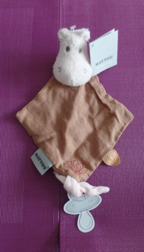 T1n doudou hippopotame rose - /,