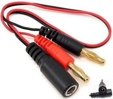 Câble banane 2.1DC vers 4 mm