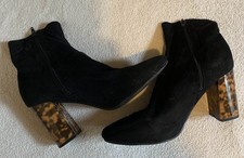 Bottines talon léopard taille