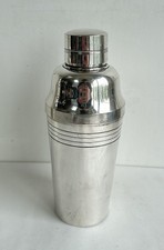 Ancien shaker métal argenté
