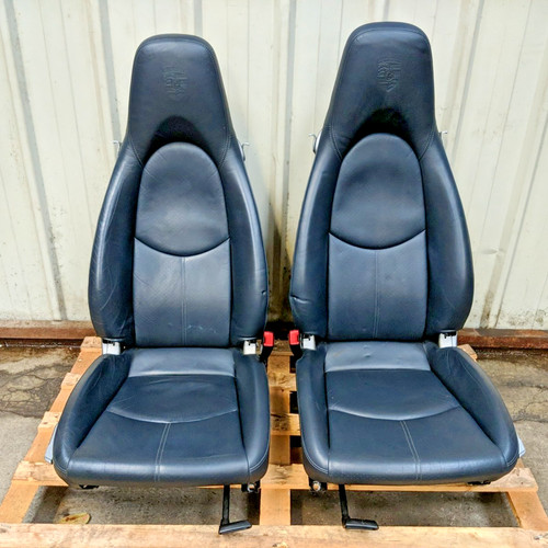Sièges bleu porsche 911 - bleu,