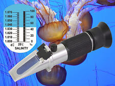 Réfractomètre Salinitaet Sel Aquarium, Teneur en Sel :0 -100‰ Dense: 1.000-1.070