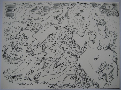 Masson andre lithographie - masson, 1971