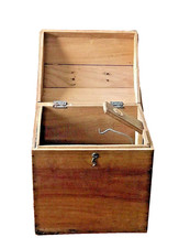 Ancien Coffret à Coiffe en