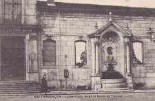 Carte postale ancienne postcard BESANCON 530 lycée Victor Hugo buste de Pasteur