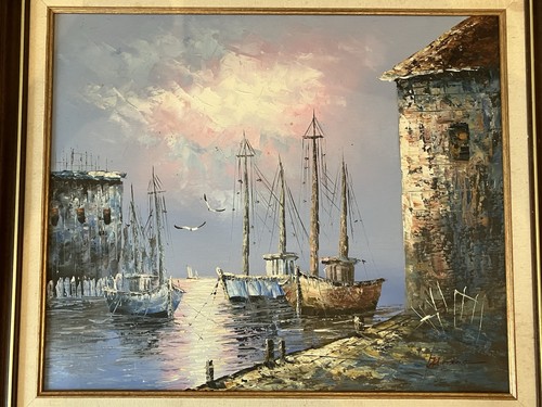 Tableau huile sur - toile,