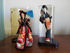 Poupée folklorique régionale Japon lot boite doll vintage