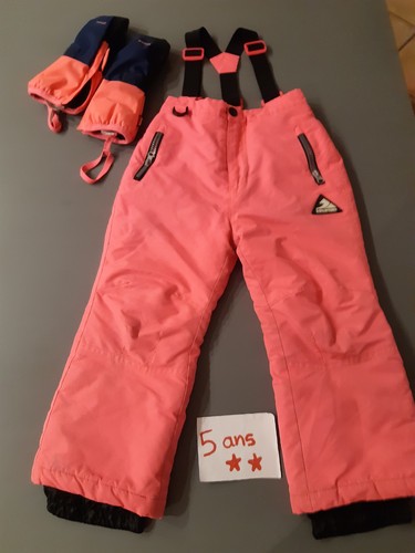 Lot ski fille 5ans - lot, salopette