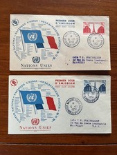 2 Enveloppes premier jour -