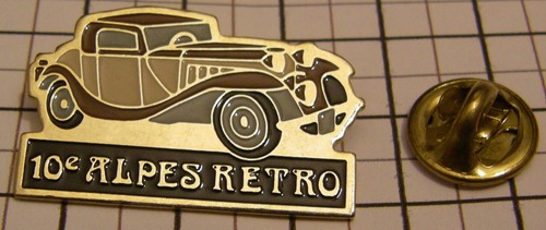 Pin 10eme rallye alpes retro - pin's,