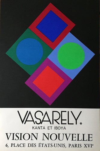 Vasarely victor affiche - victor, en