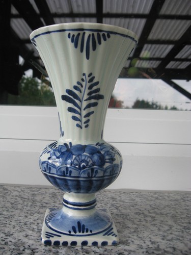 Vase faïence delft - delft, décor