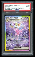 Carte Pokémon Mentali Ex 155/131 - EV8.5 Évolutions Prismatiques - Mint FR PSA 9