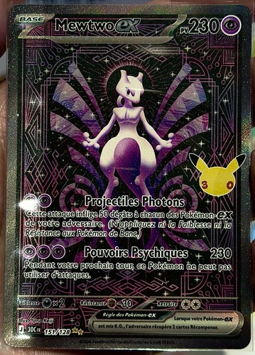 Pokémon mewtwo 230 holo - mewtwo, ex