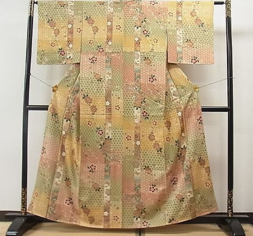 Kimono japonais komon soie - komon,