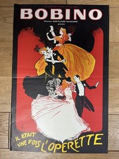 Affiche BOBINO / IL ETAIT UNE FOIS L' OPERETTE  / de René GRUAU / 58x38 cm