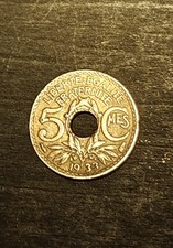5 CENTIMES LINDAUER 1933 TTB 