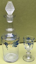 CARAFE A LIQUEUR & SON VERRE