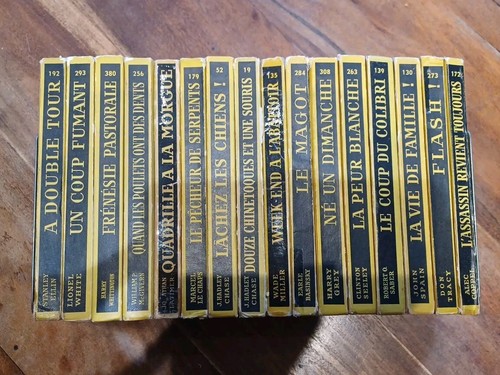 Lot livres série noire nrf - lot,